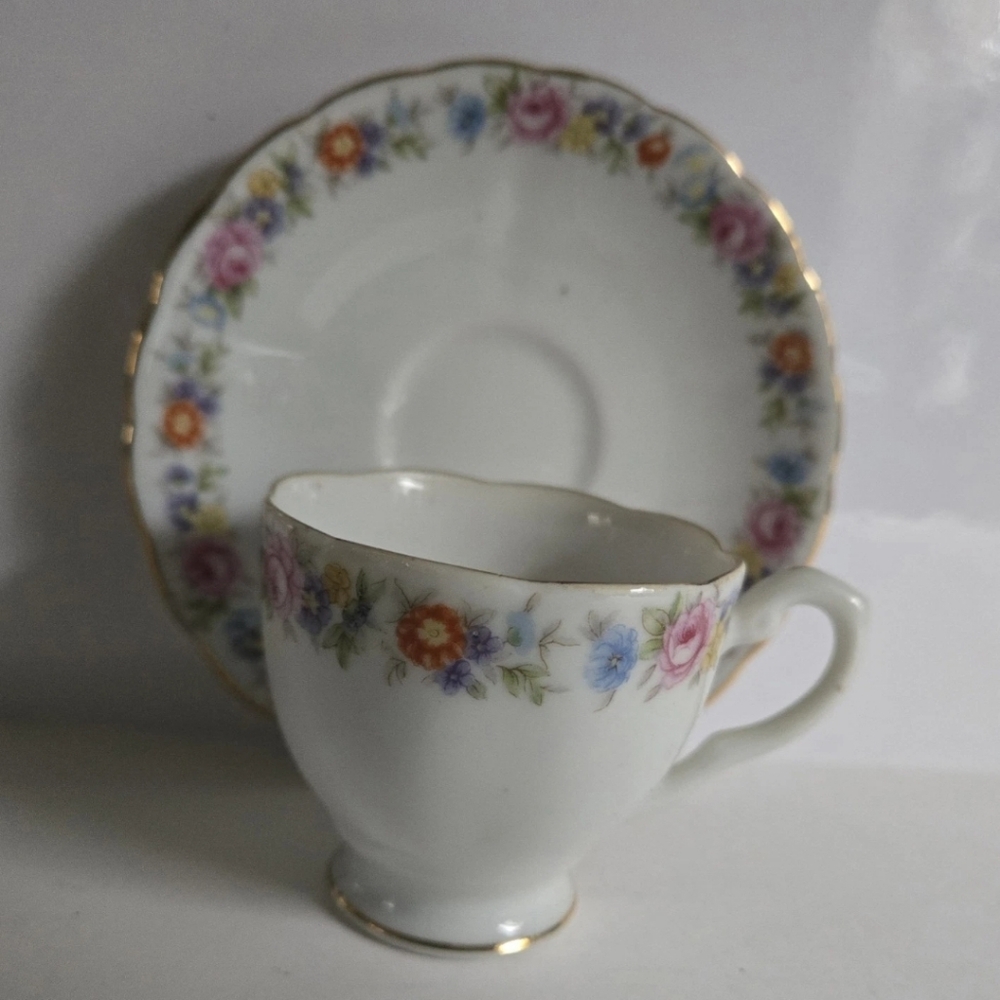 Demitasse Tea Cup and Saucer Vintage Set